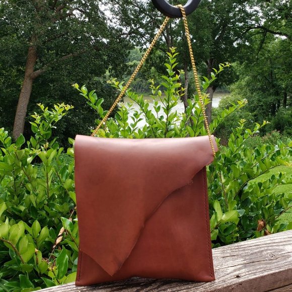 ScapeGrace Designs Brown Leather Handbag - Picture 1 of 2